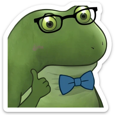 Side eye with a smirk sticker