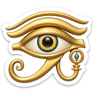 Eye of Horus god sticker