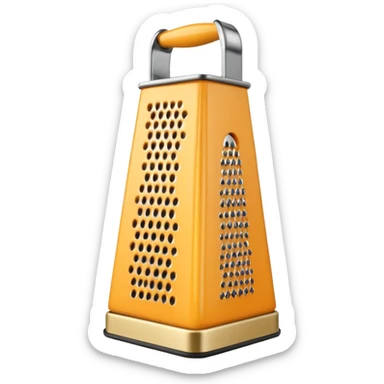 Cheese grater sticker