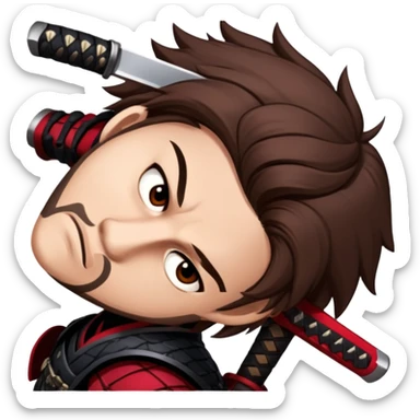 Fierce Samurai sticker