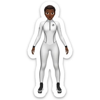 ski bodysuit sticker