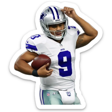 Dak Prescott drunk sticker