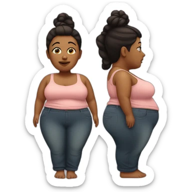 obese-woman sticker