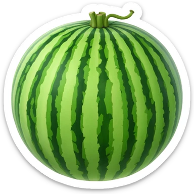 whole watermelon sticker