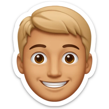 Barbie Ken face sticker
