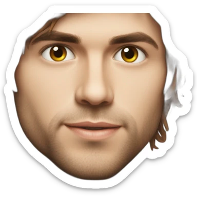 Orelsan et une rousse sticker