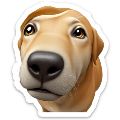 realistic animal in focus sticker