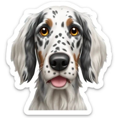English setter sticker