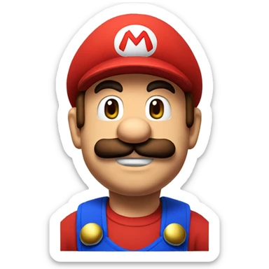 Mario mario sticker