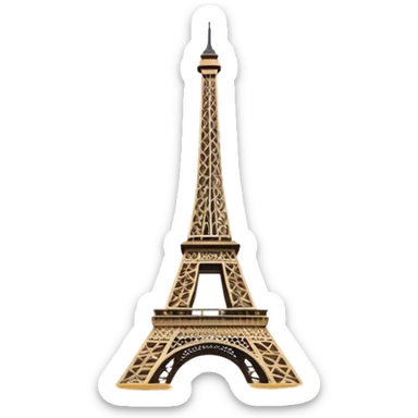 effeil tower sticker