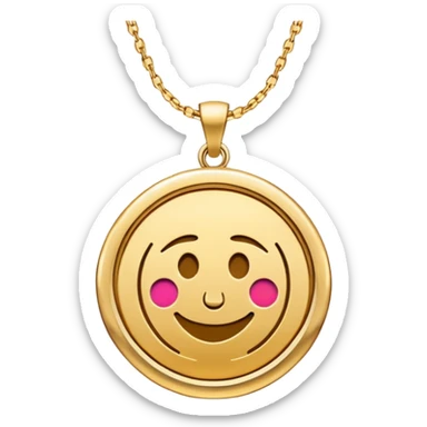 hippie logo necklace sticker