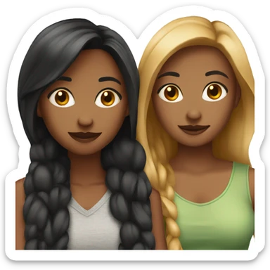 Four Girl friends sticker