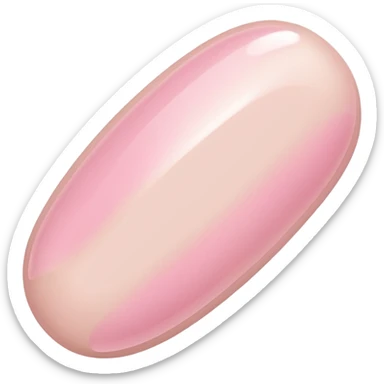 light pink french extension nails sticker