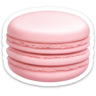 pale pink macaron sticker