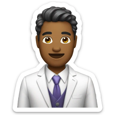 Persona con traje de baño sticker