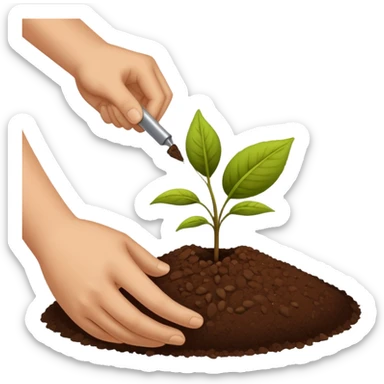 seed being planted sticker