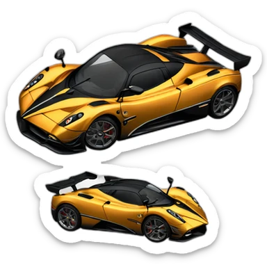 Pagani Zonda Jota sticker