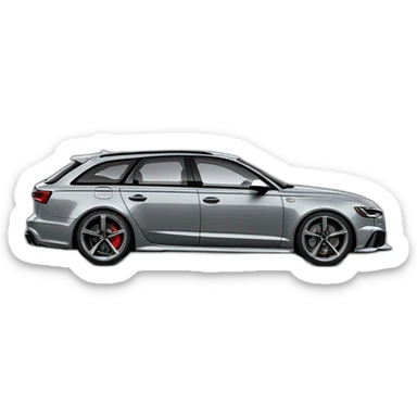 Audi Rs6 nardo gray sticker