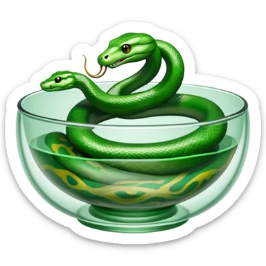 Bowl of hygieia  sticker