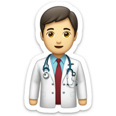 médica japonesa sticker