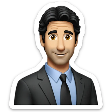 ross geller sticker