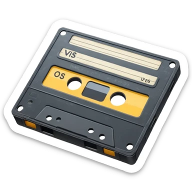 VHS sticker