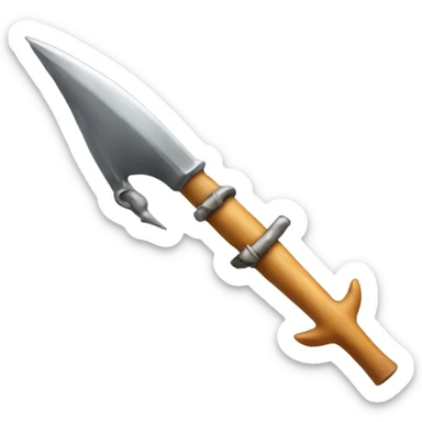 a harpoon sticker