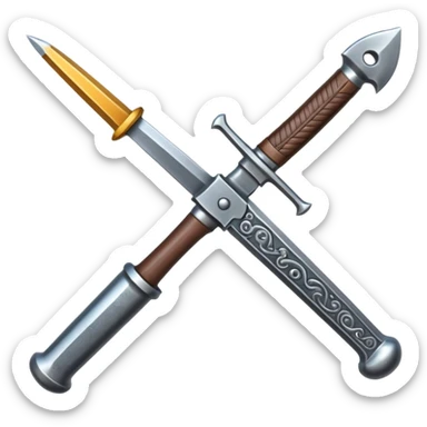 crafting weapon sticker