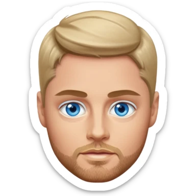 Keith Duffy with blue eyes sticker