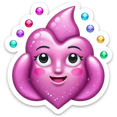 Pink aesthetic sparkles like this✨ sticker