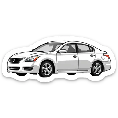 Grey nissan altima sticker