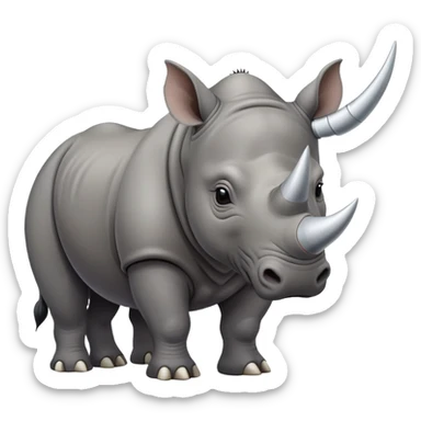 Java Rhinoceros sticker