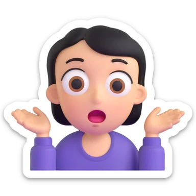 surprised stalker sticker