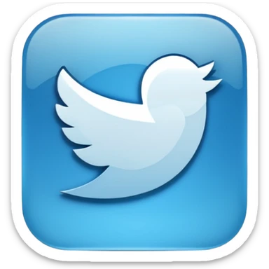 Twitter logo x sticker