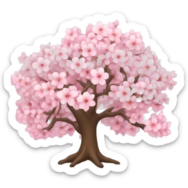 a cherry blossom tree sticker