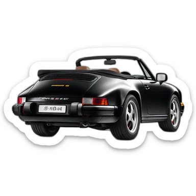 Porsche 911 Cabrio  sticker