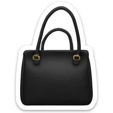 black bag  sticker