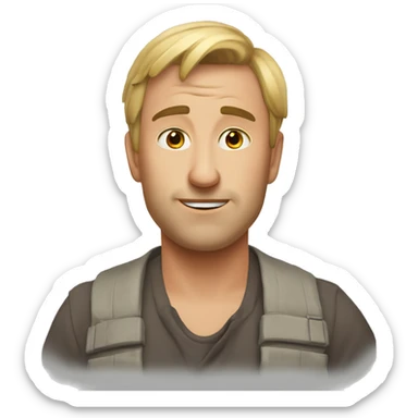 Вор с мешком денег sticker