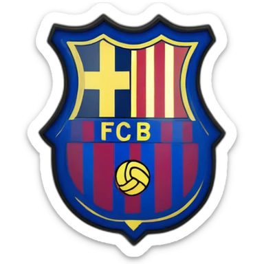 Barca logo sticker