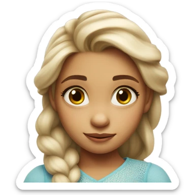 daughter/ son of elsa and shrek sticker