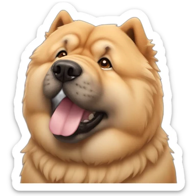 Chow chow dog  sticker