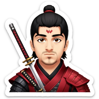 Fierce Samurai sticker