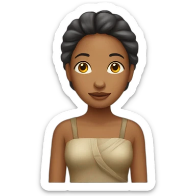 Malagasy woman sticker