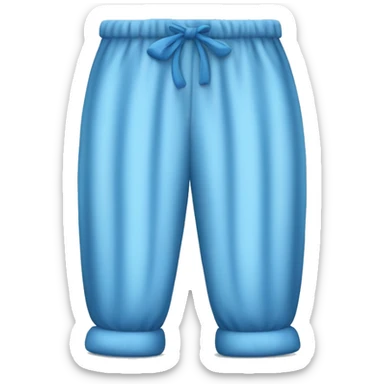 blue pyjama pants sticker
