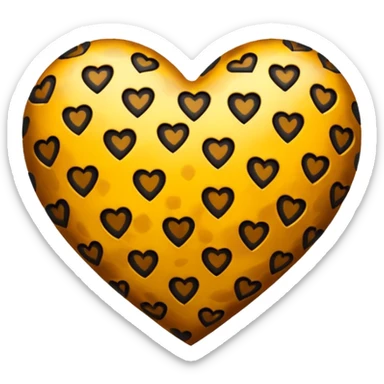 Cuore leopardo  sticker