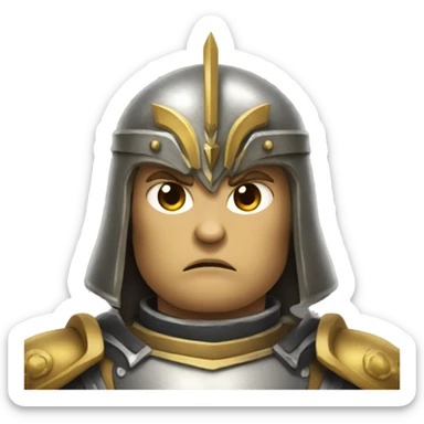 leonin paladin angry sticker