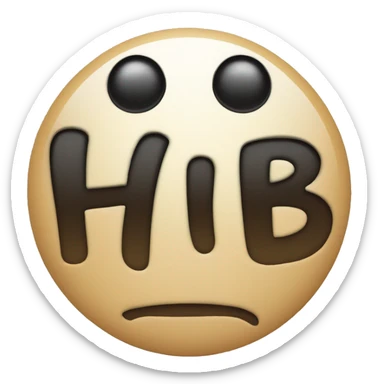 the words "hi back" on a back sticker