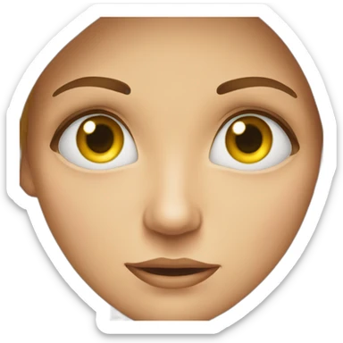 Yeux qui louche  sticker