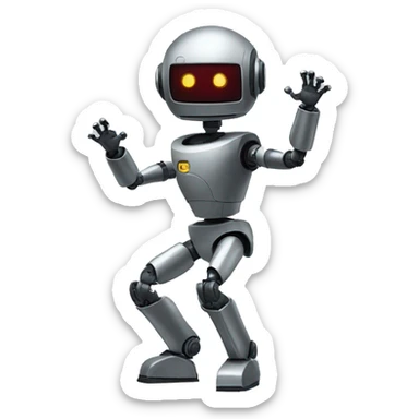 bob espoja robot bailando sticker