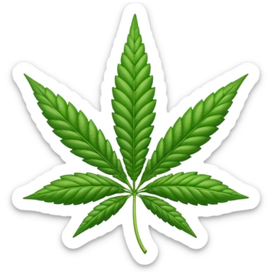 Un emoji de mariahaana sticker